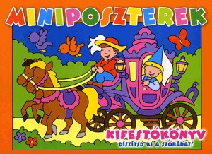 Miniposzterek - Kifestőkönyv (narancs)
