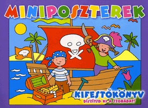 Miniposzterek - Kifestőkönyv (lila)