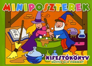 Miniposzterek - Kifestőkönyv (zöld)